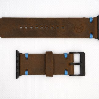Correa de cuero para smartwatch · Café Graso